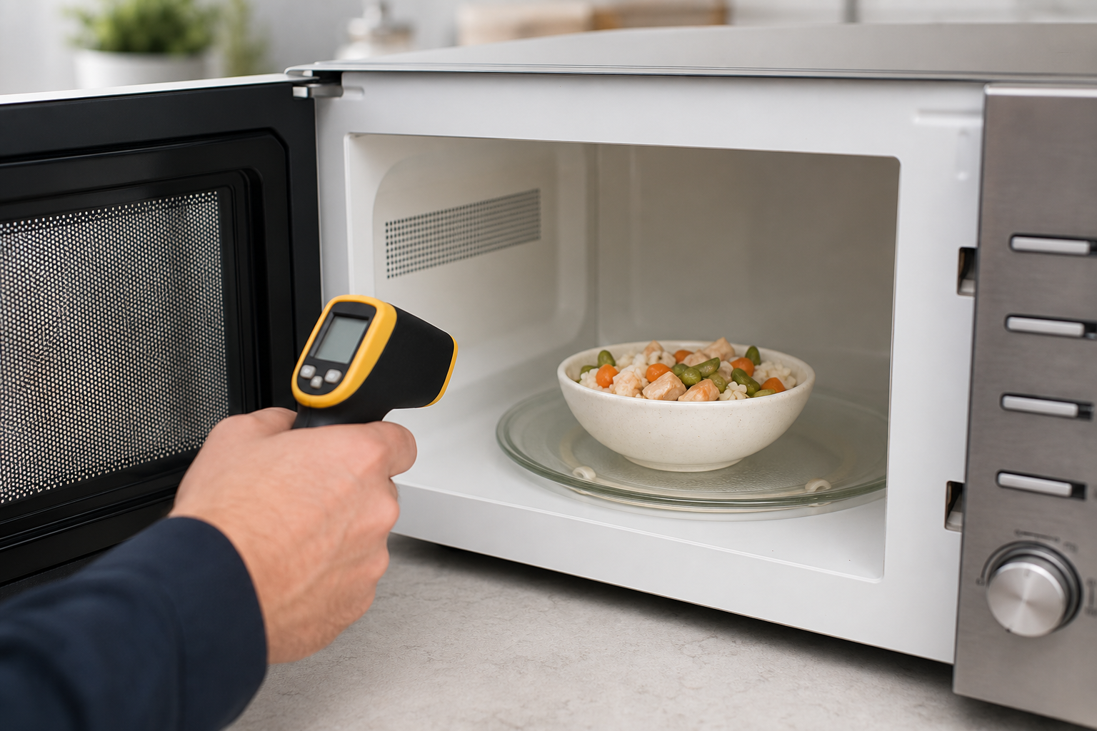 Microwave heating diagnosis